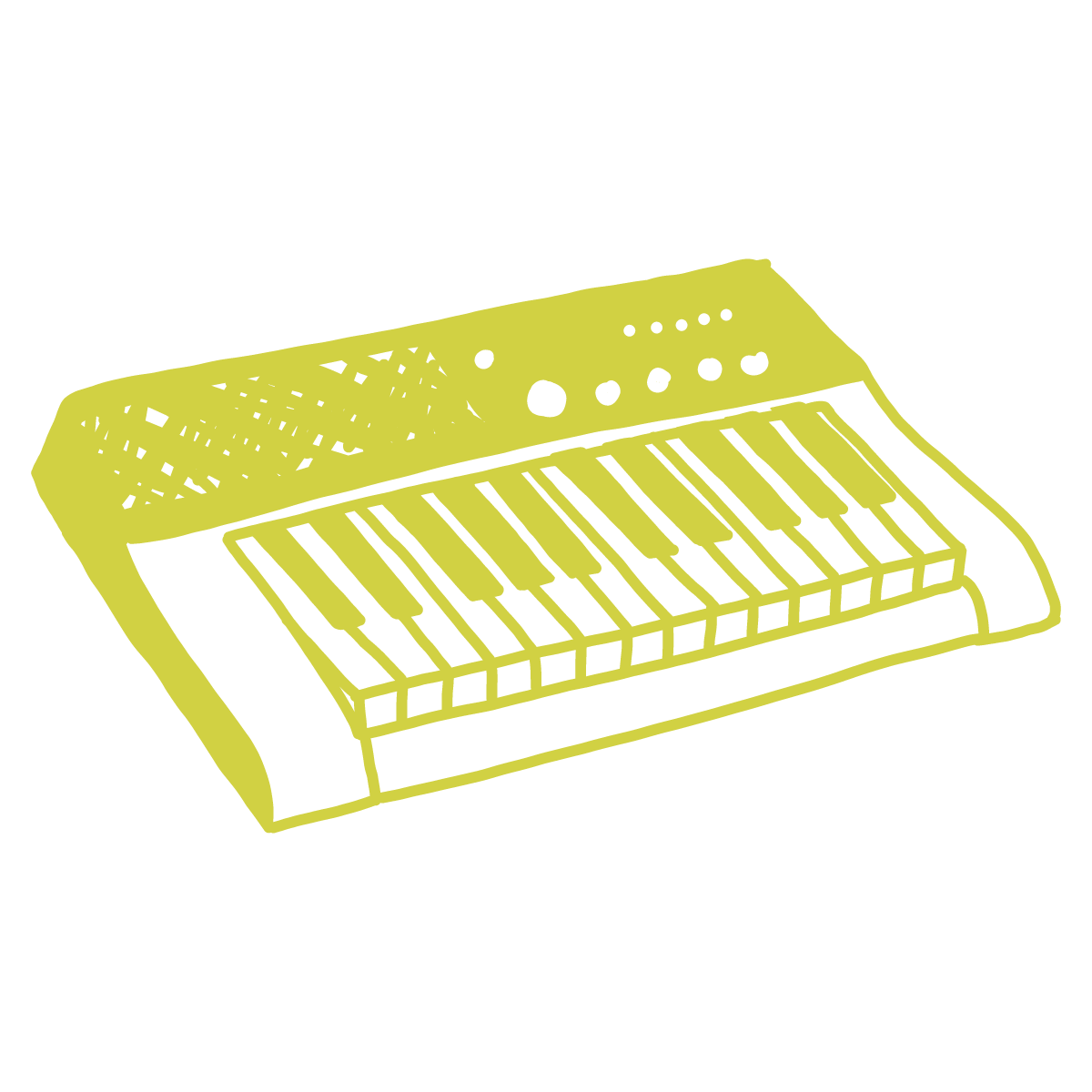 drawing of a keyboard