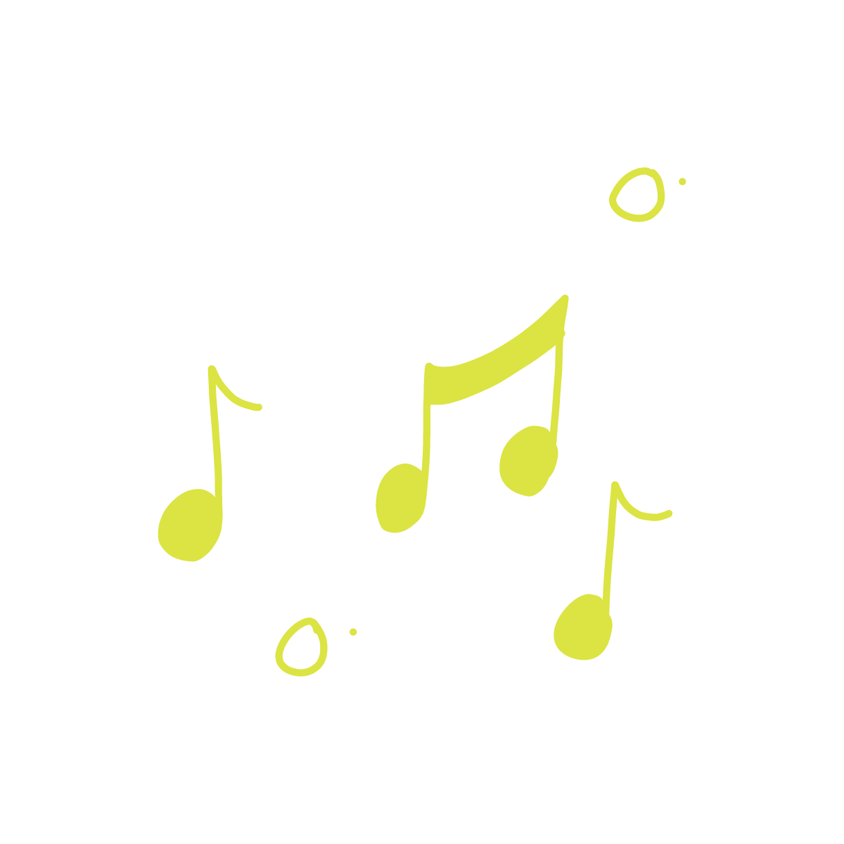 illustration of music notes
